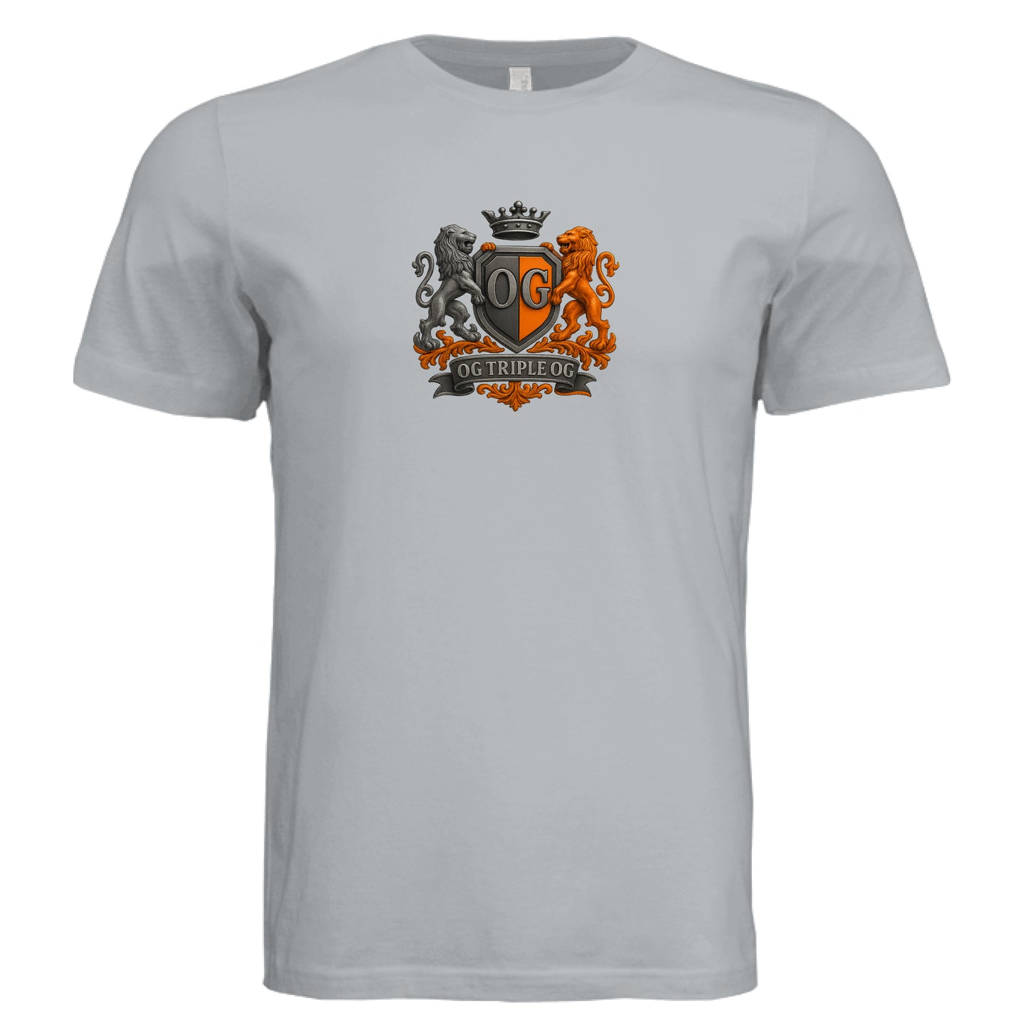 Solid Silver Triblend - FRONT