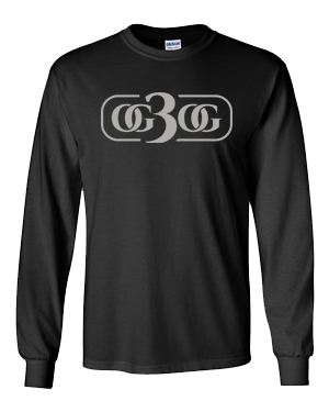 Black and Silver Long Sleeve T-Shirt