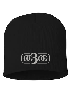Black and Silver Beanie