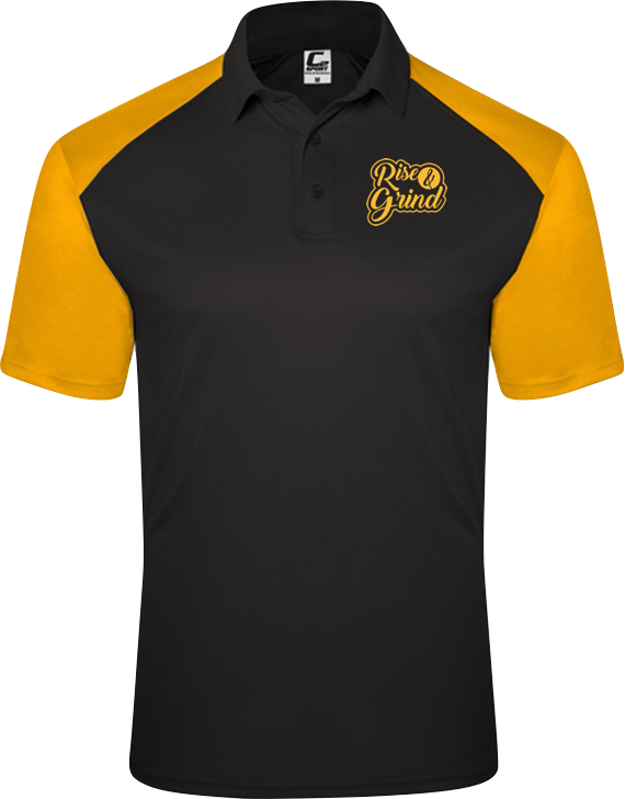 OG3OG Rise & Grind Polo Black/Gold