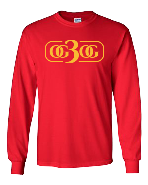 Red and Gold Long Sleeve T-Shirt