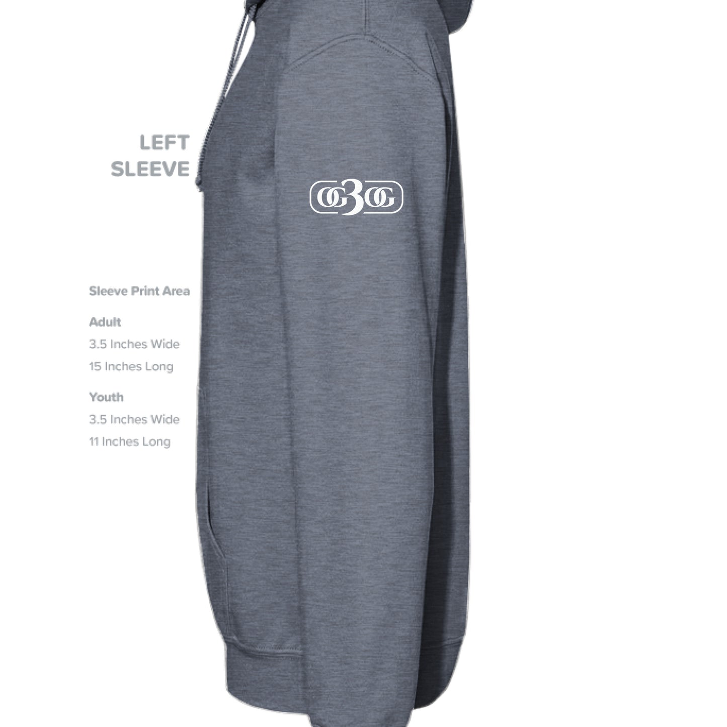 Heathered Navy - SLEEVE_LEFT