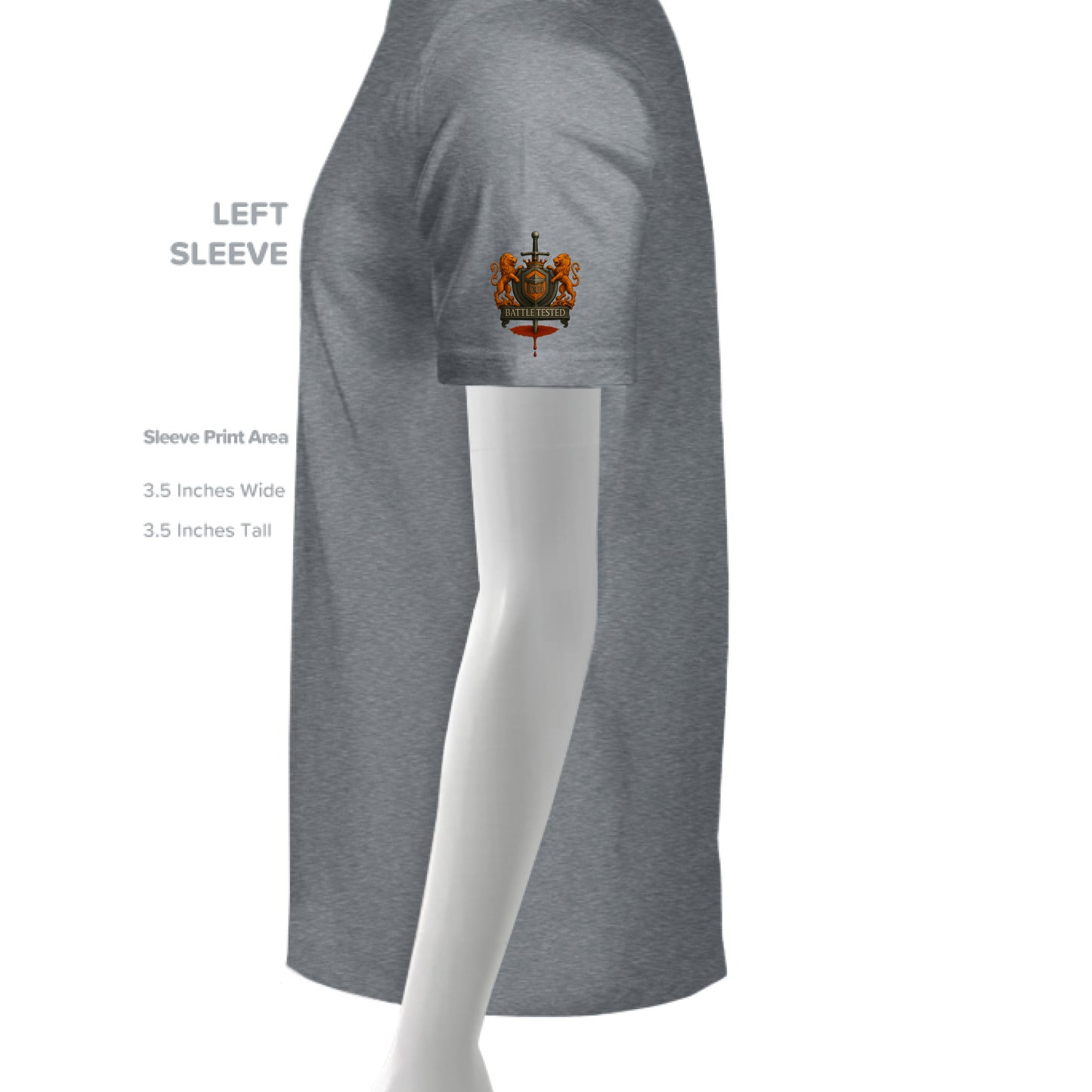 Solid Slate Triblend - SLEEVE_LEFT