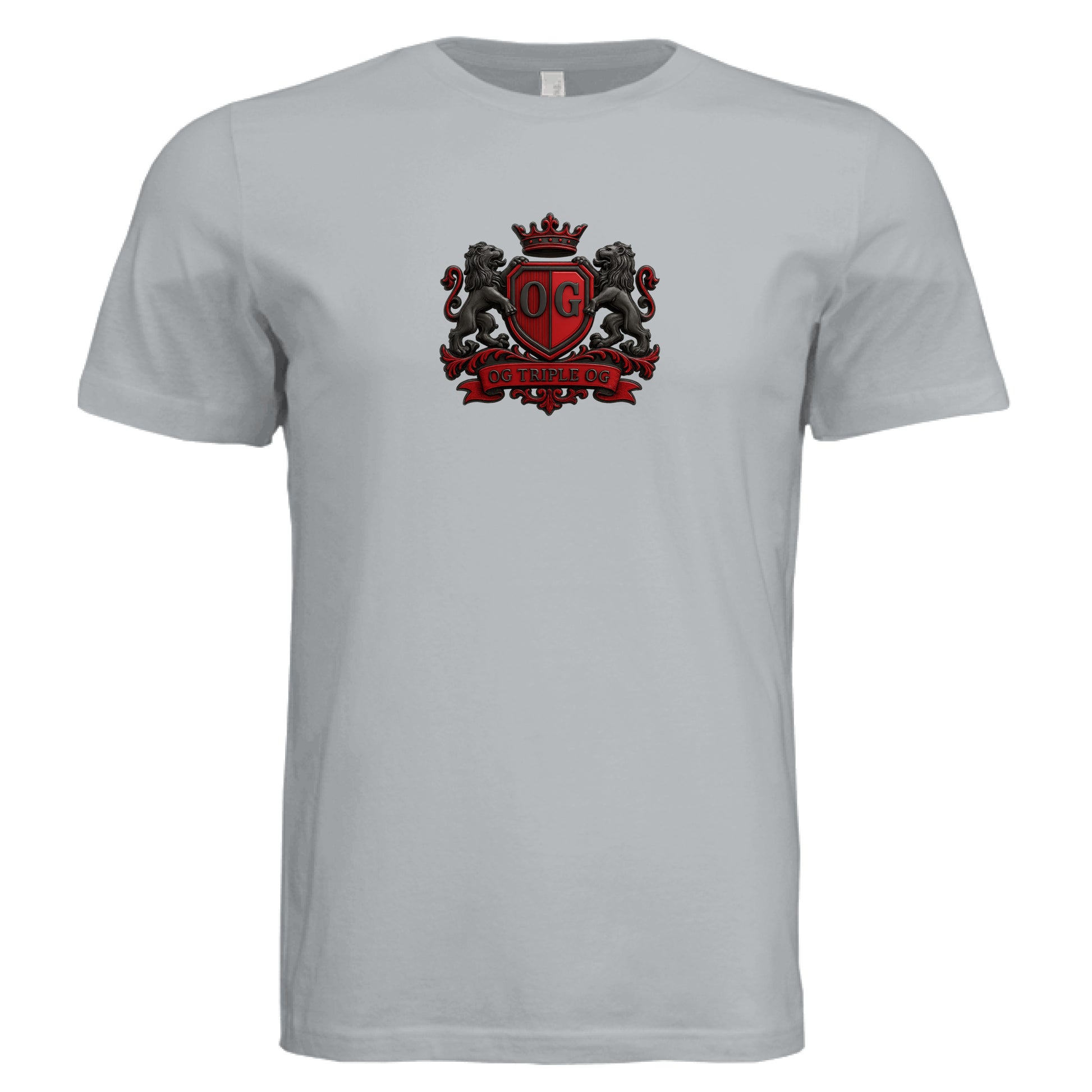 Solid Silver Triblend - FRONT