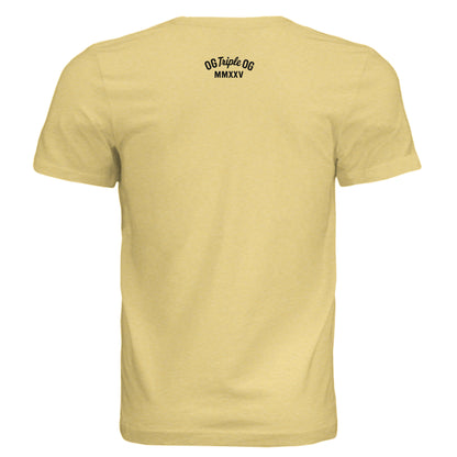 Pale Yellow Triblend - BACK