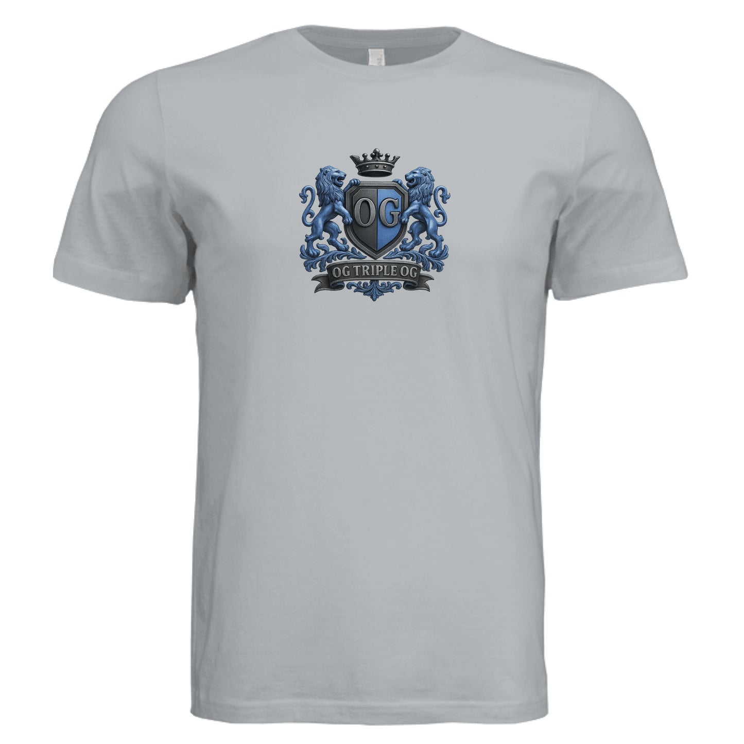 Solid Silver Triblend - FRONT