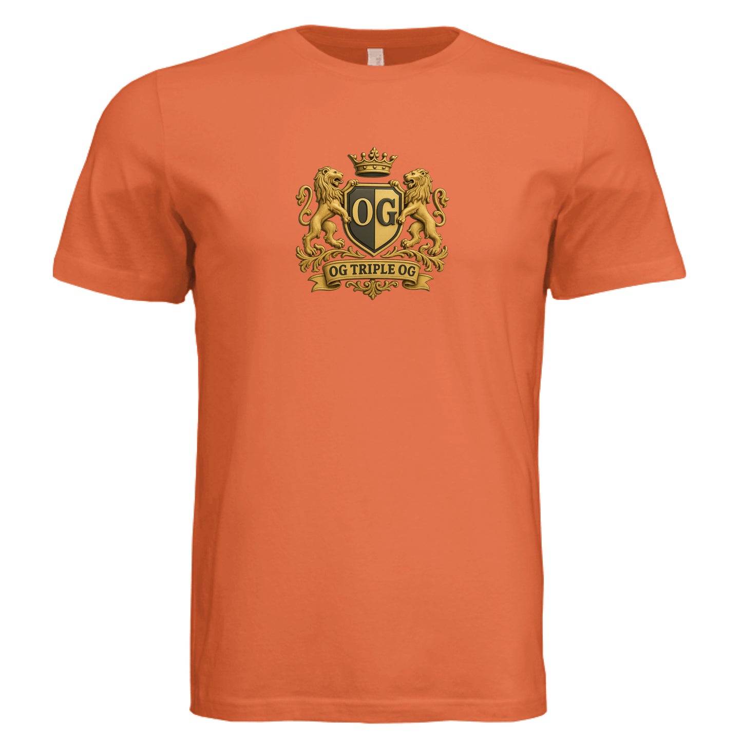 Solid Orange Triblend - FRONT