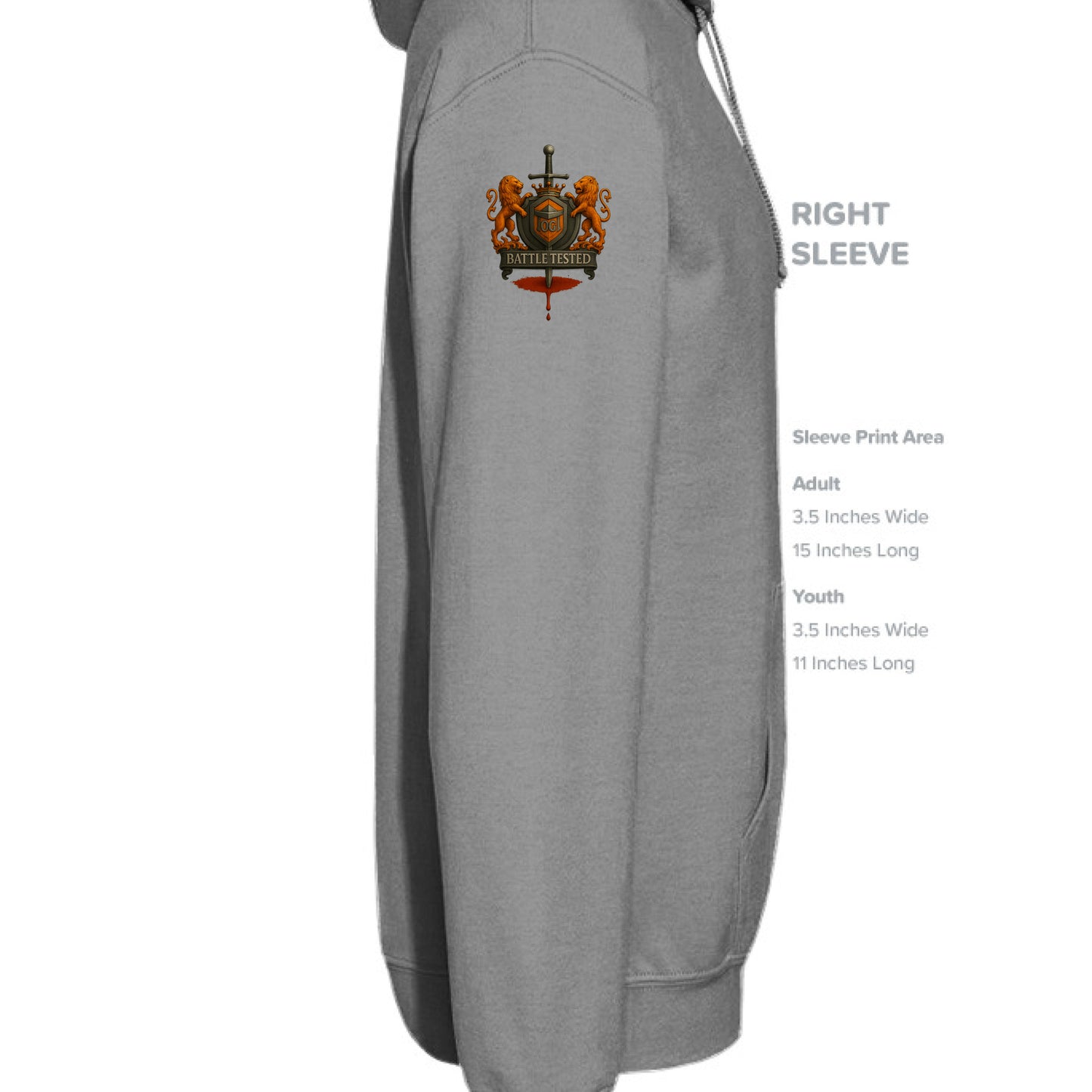 Dark Grey Hthr - SLEEVE_RIGHT