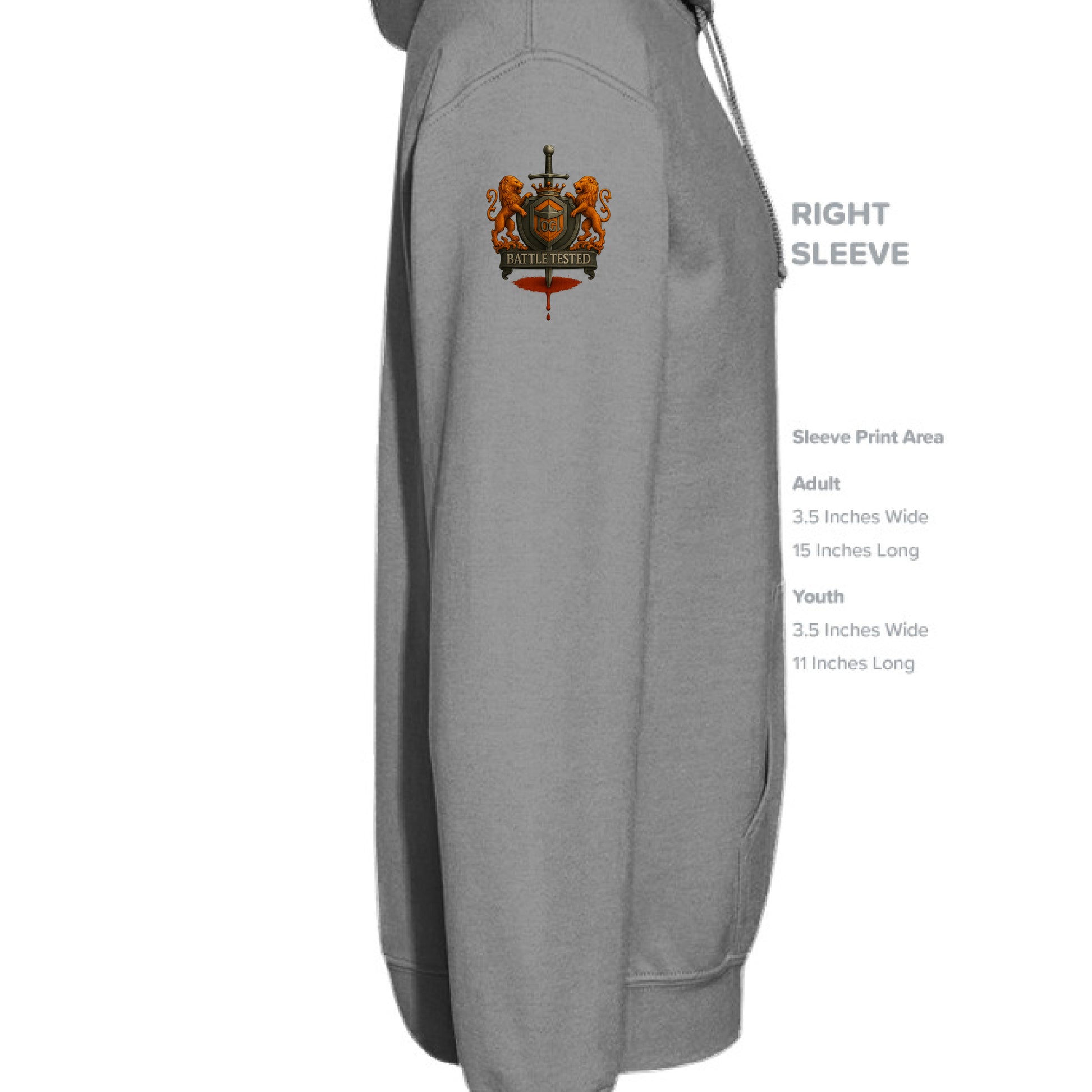 Dark Grey Hthr - SLEEVE_RIGHT