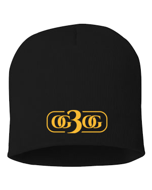 Black and Gold Beanie