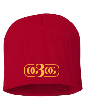 Red and Gold Beanie