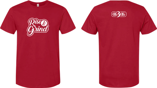 OG3OG Rise & Grind T-Shirt Red