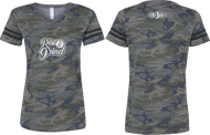 OG3OG Rise and Grind Women's Jersey T-Shirt Camo
