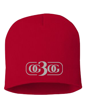 Red and Silver Beanie