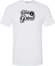 Load image into Gallery viewer, Rise &amp; Grind White and Black T-Shirt
