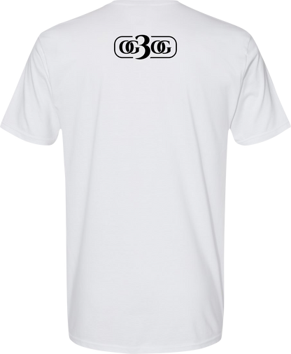 Rise & Grind White and Black T-Shirt