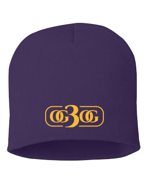 Purple and Gold Beanie