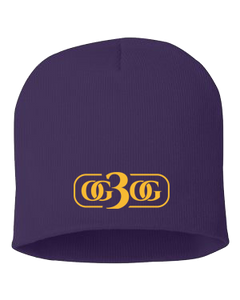 Purple and Gold Beanie