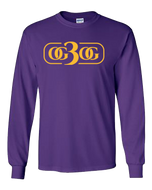 Purple and Gold Long Sleeve T-Shirt