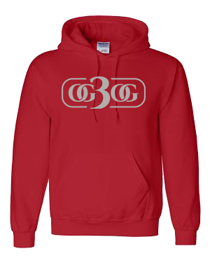 Red and Silver Hoodie